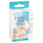 Pharmadoct Benda Elastica, 4 m x 6 cm, Confezione 2 Pezzi