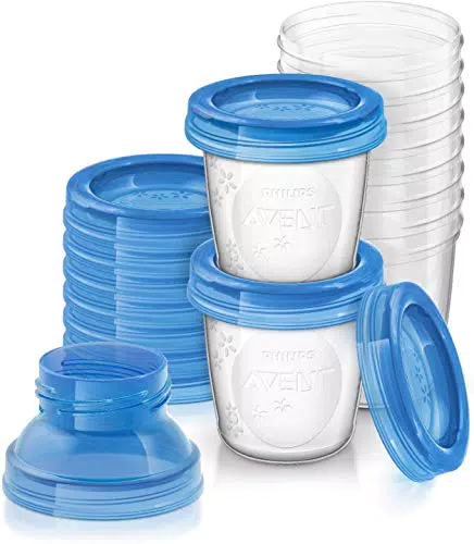 Philips Avent SCF618/10 Set Vasetti per Conservare il Latte Materno e le Pappe