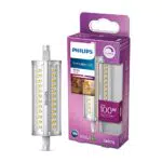 Philips Led R7S 118Mm 100W R7S 3000K Dimmerabile, Bianco