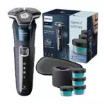 Philips Shaver Series 5000 - Rasoio elettrico uomo, umido e a secco con tecnologia SkinIQ