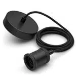 Philips Vintage Sospensione Portalampada, Nero