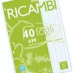 Pigna 00629034M, Ricambio non rinforzato, Rigatura 4M