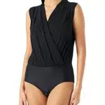 Pinko Ines Body Crepe De Chine Jacqu T-Shirt, Z99_Nero Limousine