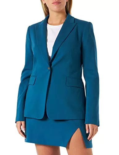 Pinko Signum 16 Giacca Punto Stoffa, Blazer Donna, G31_blu Marocchino