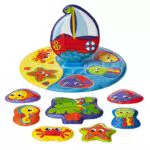 Playgro Barca Galleggiante con Puzzle per il Bagnetto