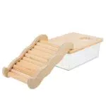 POPETPOP Ponte di Legno giocattolo per criceti