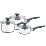 Prestige Stainless Steel Pan  Set Pezzi, Silver- Parent