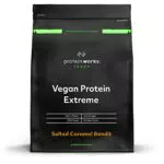 Protein Works - Proteina Vegana Extreme In Polvere - 100% a Base Vegetale - 5 Fonti Proteiche ​​- Vitamine e Minerali Aggiunti - 7 Agitare - Caramello Salato Intenso - 500g