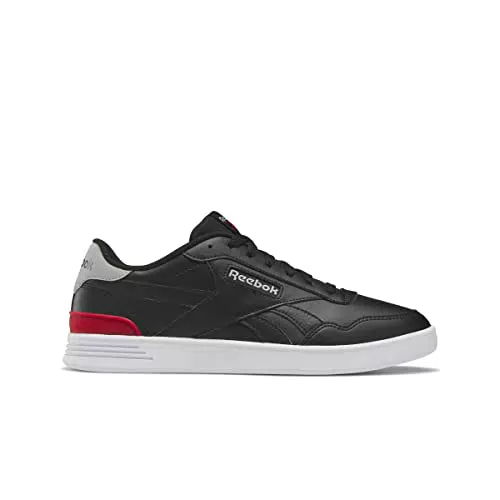 Reebok Court Advance Clip, Sneaker Unisex-Adulto, Core Black/Pure Grey 3/Vector Red