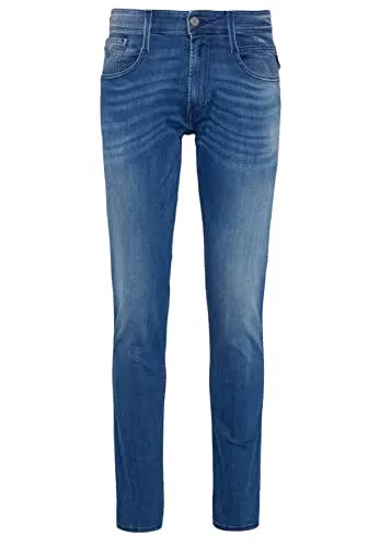 REPLAY Jeans Uomo Anbass Slim Fit Super Elasticizzati