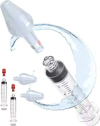 Rino Set Lavaggio Nasale Bambini e Adulti, Kit Pulizia Naso Made in Italy con Siringa e Irrigatore per Soluzione Fisiologica