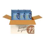 Riso Scotti - Crackers di Riso 100% Senza Glutine Bio - Snack Salati Biologici -Vaschetta 200 gr - Confezione 12 Pezzi