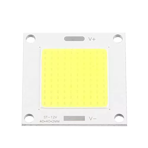Riuty Pannello LED COB, 12-14 V 50 W LED Integrato Chip Light Panel Flood Lampada per proiettore Fai-da-Te Proiettore