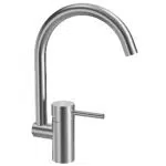 Rubinetto Lavello Cucina, Auralum Miscelatore Cucina in acciaio inox con Beccuccio Girevole a 360 ° per piccola cucina