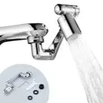 Rubinetto Rotante 1440 Gradi - L'ORIGINALE Prolunga Rompigetto Universale per Lavello e Lavabo di Cucina e Bagno - Rubinetto Rompigetto Girevole - Deviatore Acqua Multifunzione