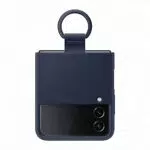 Samsung Silicone Cover with Ring Custodia Pieghevole con Anello per per Galaxy Z Flip4