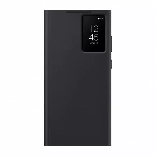 Samsung Smart View Wallet Cover Custodia con finestra di visione per Galaxy S23 Ultra