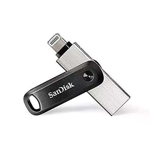 SanDisk 128GB iXpand Flash Drive Go with Lightning and USB 3.0 connectors