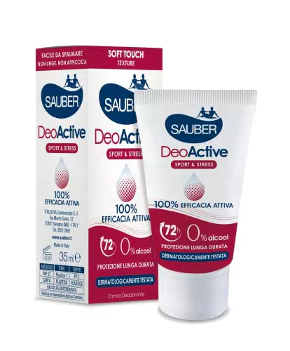 SAUBER Deodorante Deoactive Crema - 35 Ml
