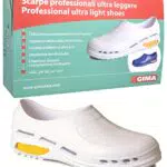 Zoccoli sanitari in gomma leggera, bianco, 39