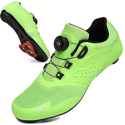 Scarpe Bici da Corsa Donna Uomo Scarpe da Ciclismo da Uomo Donna Scarpe MTB Uomo hmmbor Compatibile con SPD e Delta Blocco Pedale Scarpe da Bicicletta Antiscivolo Traspiranti