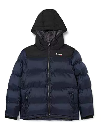 Schott NYC Utah2b Giacca, Navy, 8 Anni Bambini e Ragazzi