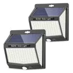 SEZAC Luce Solare Led Esterno Illuminazione a 270° con Sensore di Movimento