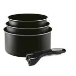 Sitram, Confezione 3 Pentole da 16/18/20 cm con manico removibile