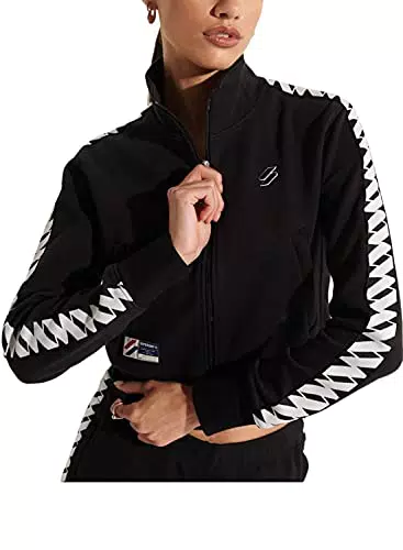 Superdry Sdry Code Tape Track Jacket Maglione Cardigan Donna