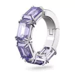 Swarovski Orecchino ear cuff Millenia, Swarovski Zirconi con taglio ottagonale