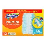 Swiffer Duster Piumini Catturapolvere, 12 Piumini, Cattura e Intrappola Polvere e Sporco