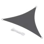 swift Vela Ombreggiante Triangolare 3x3x3 m Permeabile Protezione Anti Raggi UV Tenda a Vela