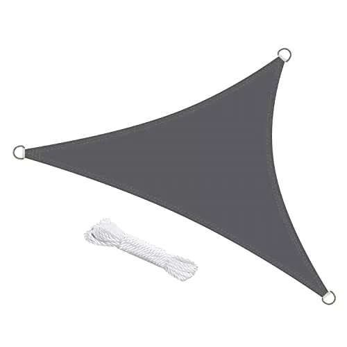 swift Vela Ombreggiante Triangolare 3x3x3 m Permeabile Protezione Anti Raggi UV Tenda a Vela