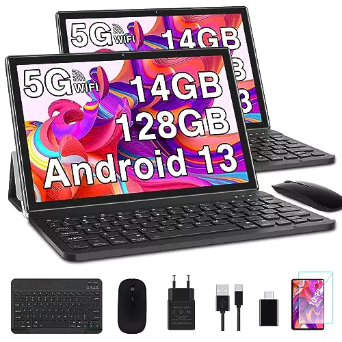 Tablet 10 Pollici 14GB RAM+128GB ROM 1TB TF, Tablet Android 13