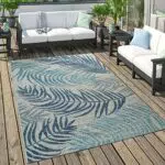 Tappeto per Esterni, per la terrazza e Il Balcone, con Palme