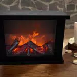 technoline T9800 - Camino decorativo a LED, 29 x 11 x 19 cm