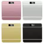 Bilancia Pesapersone Elettronica In Vetro, colori assortiti