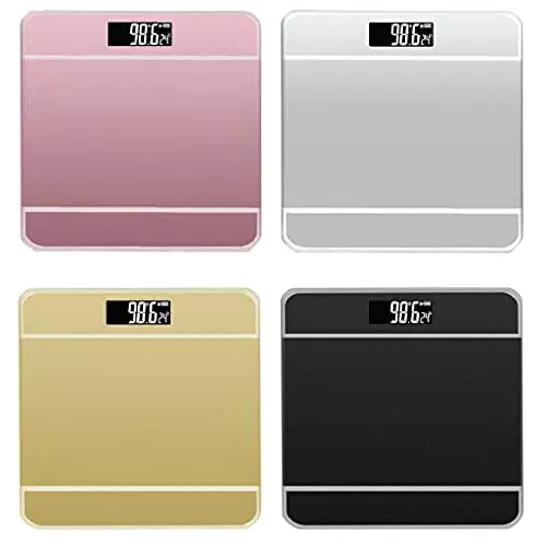 Bilancia Pesapersone Elettronica In Vetro, colori assortiti