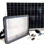 TEMPO DI SALDI Faro Led Da Esterno 200W Luce Bianca Fredda Con Pannello Solare E Telecomando