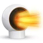Termoventilatore Elettrico, Termoventilatore Stufa Elettrica Basso Consumo con Protezione Contro il Surriscaldamento