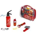 Theo Klein 8984 Fire Fighter Henry Fire Brigade Suitcase I Fire Extinguisher with Spray function