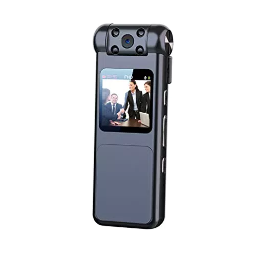 TOCHCA Action Camera V18 128G Registratore Video HD Registrazione Loop Rilevazione Movimento Registratore Audio Video Infrarossi Registratore Portatile
