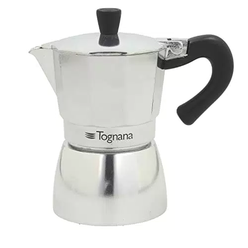 Tognana Grancucina, Caffettiera Moka, 3 Tazze, Mirror-Alluminio