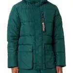 TOM TAILOR Parka con Poliestere Riciclato, Uomo, Verde