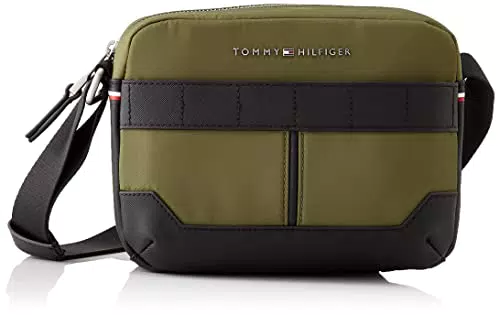 Tommy Hilfiger Borsa a Tracolla Uomo TH Elevated Nylon Camera Bag Piccola