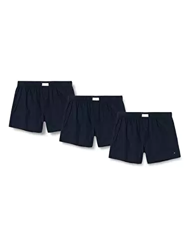 Tommy Hilfiger Boxer Uomo Confezione da 3 Cotone, Blu