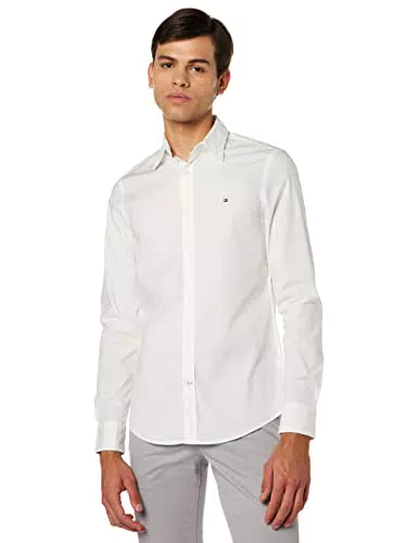 Tommy Hilfiger Core Stretch Slim Poplin Shirt Camicia Sportiva