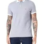 Tommy Hilfiger Maglietta Polo Maniche Corte Uomo Pretwist Mouline Slim Fit