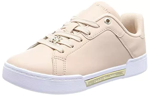 Tommy Hilfiger Sneakers con Suola Preformata Donna Court Golden TH Scarpe