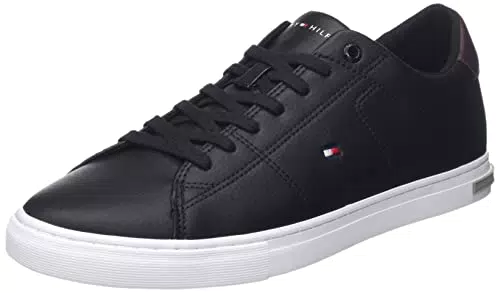 Tommy Hilfiger Essential Leather Detail Vulc, Scarpe da Ginnastica Uomo